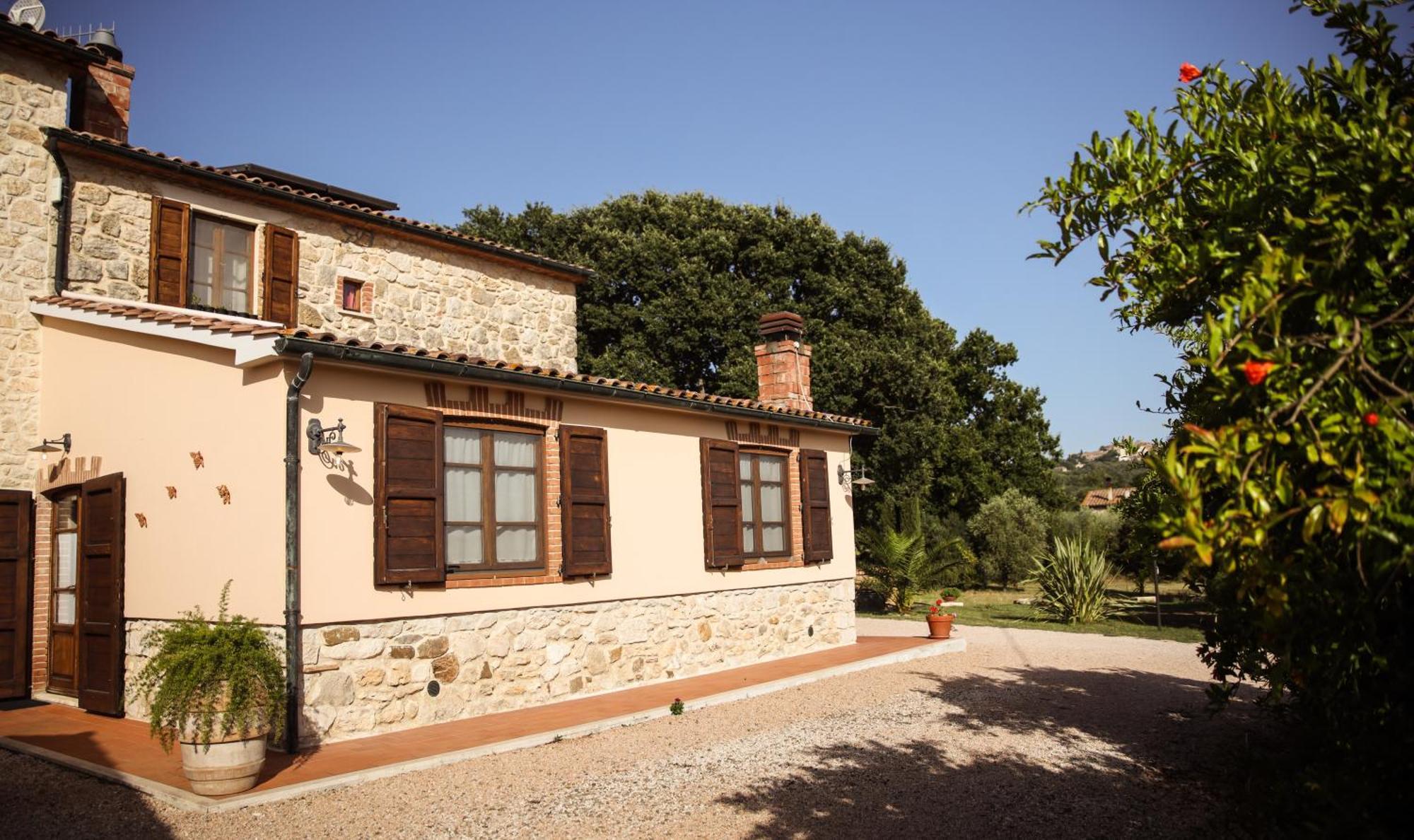 Agriturismo La Vecchia Quercia Montemerano Bagian luar foto